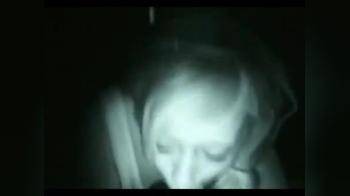 video of Girlfriend swallows a first load nightvision