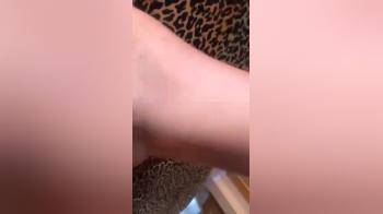 video of Beautiful girl rubs her Vagina 