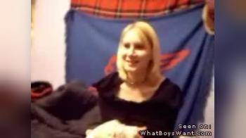 video of dorm blonde Ashley tits
