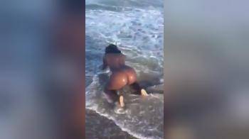 video of Black Beach Babe