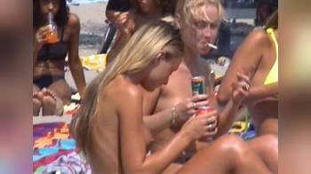 video of Norwegian girls at spanish beach