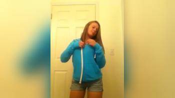 video of cutie stripping bottemless