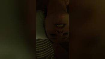 video of upside down waiting for that load over her face