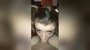 video of PIGTAILS DEEPTHROATING