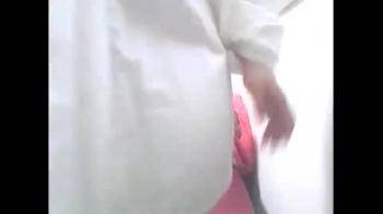 video of girl in blouse teasing