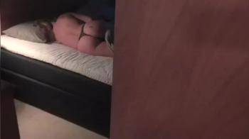 video of secretly spying on my GF bating before bedtime