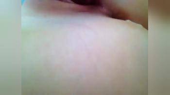 video of dildoing her her wet pussy close up