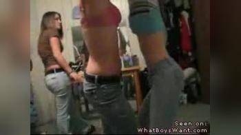 video of Girl strips infront of her friends