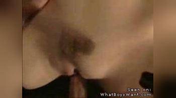 video of close up cum on tits