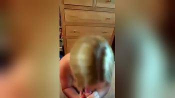 video of blonde getting cum all over her nice big tits