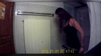 video of Hidden camera in dorm shower