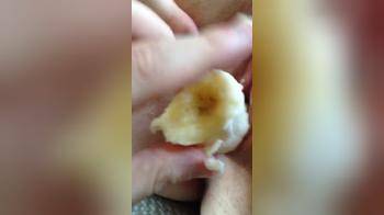 video of banana in the pussy looks very tastefully