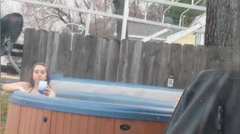 video of hottub sex making video of the neighbours 