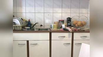 video of wife being a good wife in the kitchen bate 