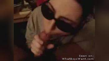 video of sunglasses bj