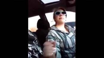 video of Giving him a handjob and blowjob while he drives