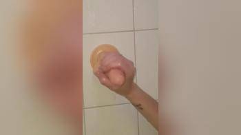 video of dildoing herself in the shower and jurks of her man