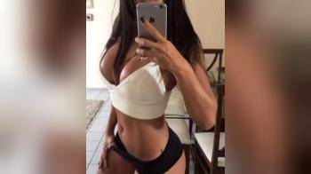 video of Latina selfie tease short video