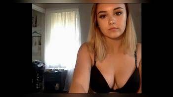 video of Cute young girl on webcam no audio
