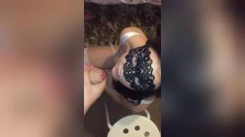 video of MASK CUM OVER HER FACE