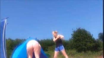 video of mother daughter nudists camping
