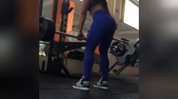 video of Ebony doing workout
