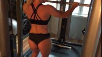 video of sexy wife fitgirl fucked in her own gym