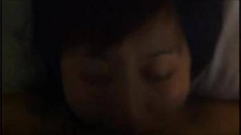 video of Close up asian girl sucking