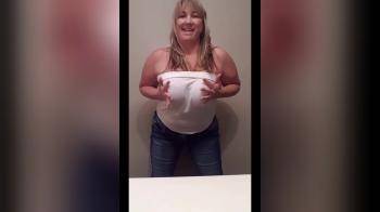 video of Mature Flashing Her Big Tits 02