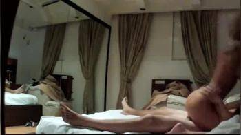 video of Hidden Camera in hotel with hot fake tits escort girl