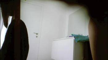 video of Huge tits voyeur in her bathroom secret camera