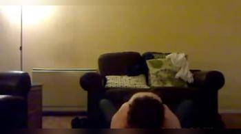 video of Young british couple fuck on couch