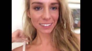 video of Tight Blonde Dirty Talk and Tease