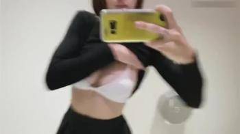 video of Public Restroom Flashing and bating in her sexy clothing