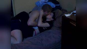 video of Young couple quickie at home