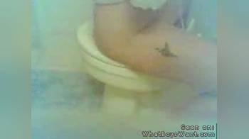 video of Krystin on the potty