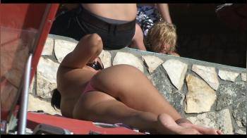 video of Spy Beach girls topless