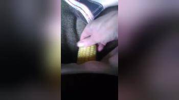 video of Corn inside her pussy bate