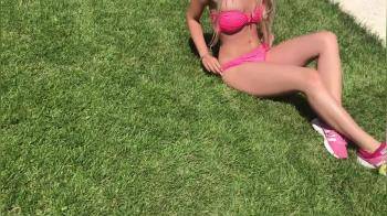 video of Horny Outdoor ANAL in Garden by Amateur Couple