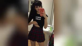 video of Teen Titty Flash Selfie