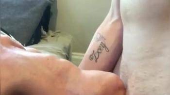video of Rough facefuck on bed