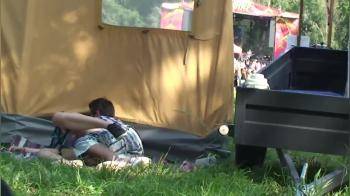 video of public concert sex on festival camping 