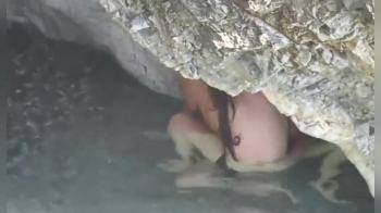 video of Couple fucking in the sea