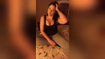 video of Big dildo fun in bedroom