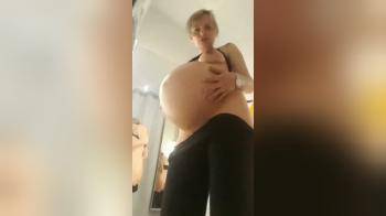 video of Pregnant wife flashing