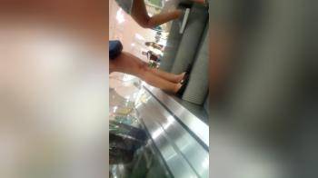 video of Following two hot girls around in the mall