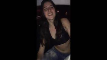 video of Over partied teen sucks friends off