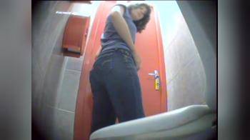 video of Public toilet hidden camera
