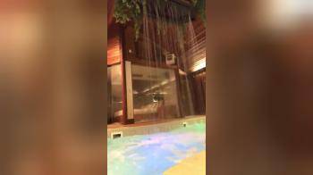 video of Horny in the hotel pool 