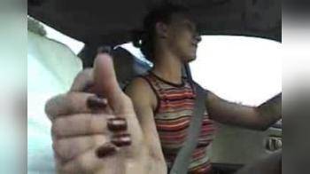 video of Car Handjob while driving
